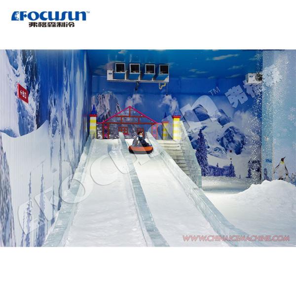 Máquina de fazer neve com resfriador de água para o resort de esqui Focusun Outdoor Artificial Ice Flake Machine