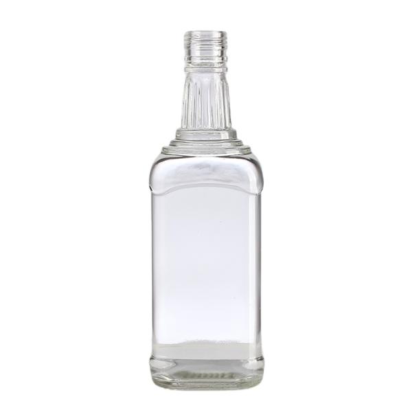 Botella de vidrio de 1L para bebidas alcohólicas licor whisky gin 750ml 1000ml 200ml