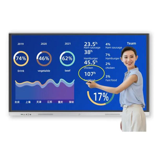 4K Ultra Clear LCD Wall Screen Conference Intelligent All In One Lcd Video Display
