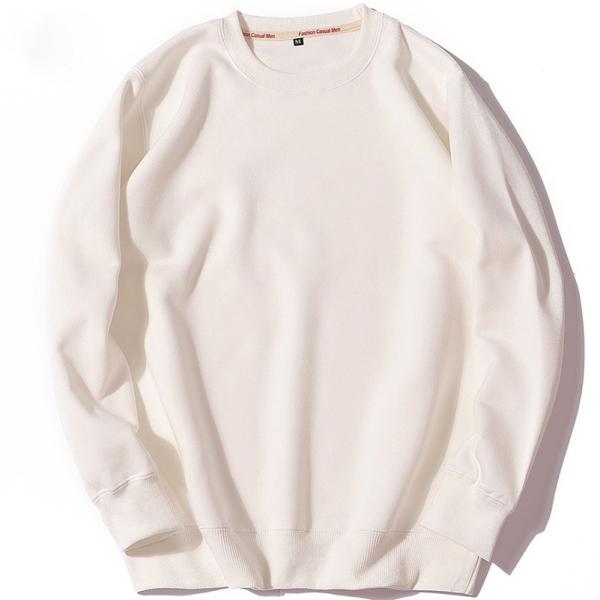 Autumn Mens Crew Neck Sweatshirts , Oversized Round Neck Sweater Regular Sleeve