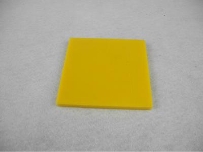 Heat resistance 180 ℃ Nylon Parts , Nylon sheet / Plate bar insulation Yellow