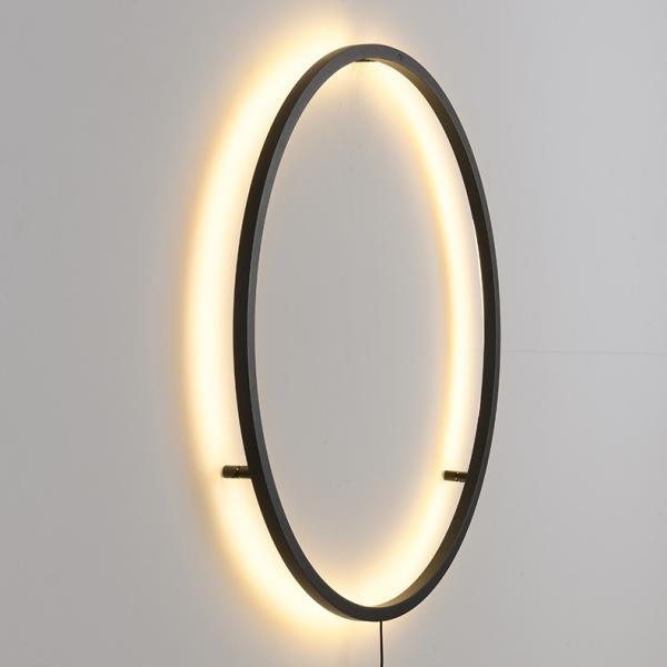 Minimalist modern background wall led wall lamp designer art living room sofa circle wall lamp(WH-OR-232)