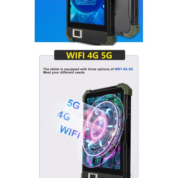 8 дюймовый RK3399 Промышленный прочный планшетный ПК IP65 водонепроницаемый