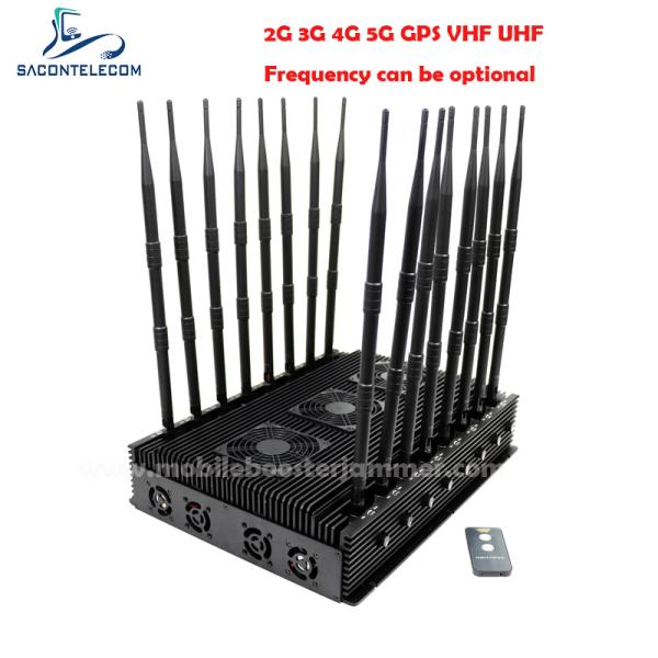 Регулируемый GPS-локатор Сигнальный джаммер 110w 16 Антенны Внутренний рабочий стол
