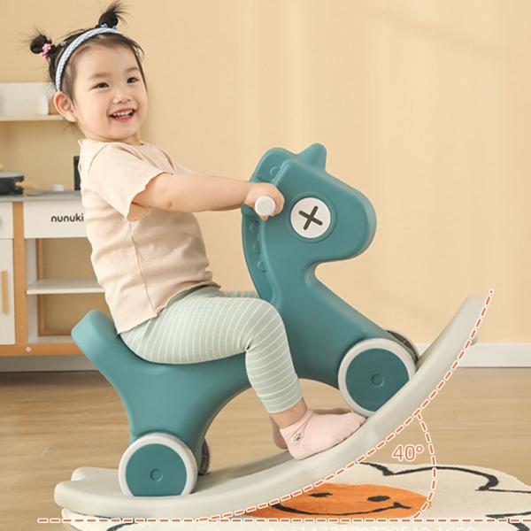 Fun and Safe Rocking Horse Roller Coaster for Baby PVC Material Perfect Birthday Gift