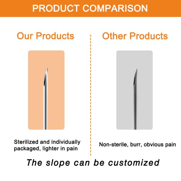 Red 27 Gauge Insulin Needle Syringe Accessories Pen Needles 31g 5mm