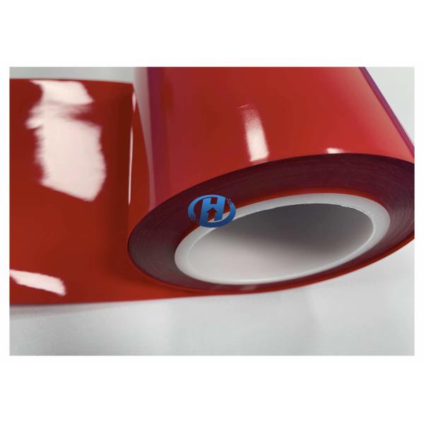 80 μm Red HDPE Film Single Side Silicone Coating No Solvent No Slicone Transfer No Residuals