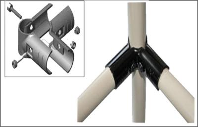 Conectores da tubulação do metal/encaixes tubulação reúso lustrosos altos do metal para o racking da tubulação