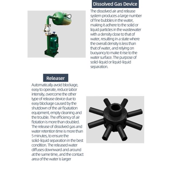 Daf Dissolved air Flotation Treatment Equipment Domestic Sewage Wastewater Plant