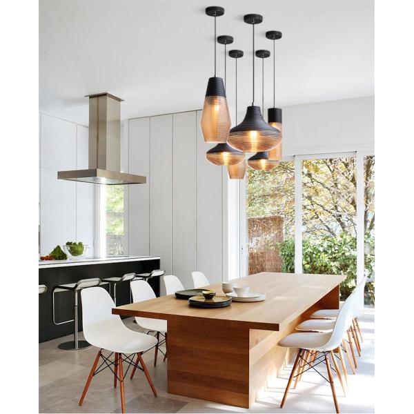 Nordic Vintage LED Pendant Lights Glass Art Living Room Bedroom HangLamp Loft Industrial lamp(WH-GP-105)