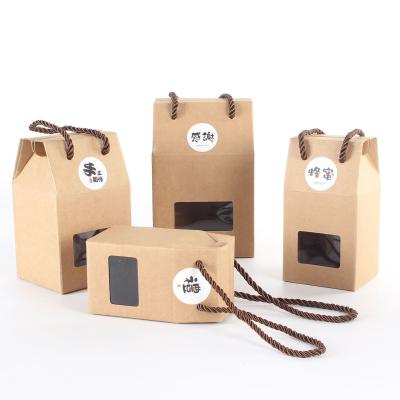 Impacto - caixas de presente dobro resistentes do papel de embalagem da janela do PVC da corda