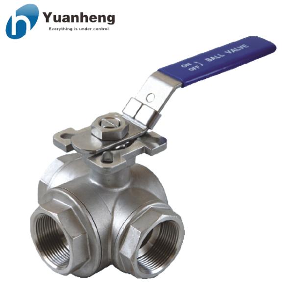 1/2 до 2 регулирование потока нержавеющей стали 304 дюйма 316 «т» «л» шариковый клапан отклонителя 3 путей с пусковой площадкой установки