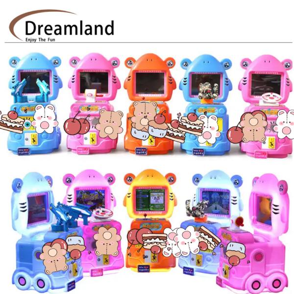 Steel Kids Game Machine Unique Shark Theme With Bright Colors And Lighting Effects 30kg