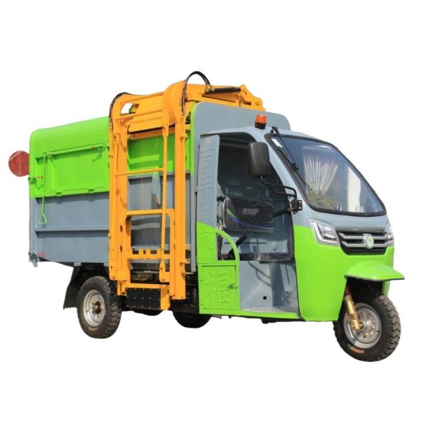 Pure Electric Auto dumping Truck Garbage Water Battery Type Transportation Vehicle