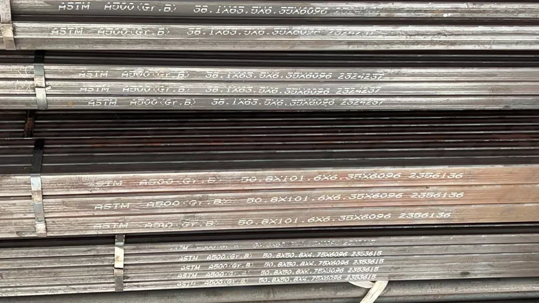 ASTM A36 A53 Seamless/Welded Hot Rolled Round Square 2mm 3mm Wall Thick Carbon Steel Pipe