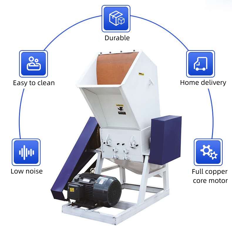 Pe Pp Pvc Pet Waste Shredder Пластиковые переработки Молющая машина 800 Молющая машина