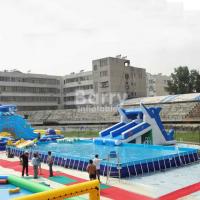 Altura impermeável da piscina 1m do PVC da resistência de fogo