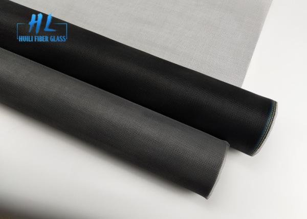 Fire Resistant Fiberglass Mesh Fabric Mesh Roll in Black/Grey