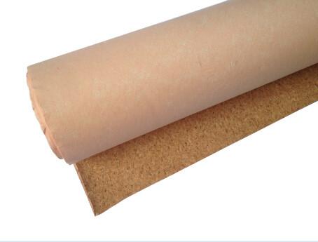 Hot sale Nature Cork Fabric/Leather for bag and shoes making with PU backing