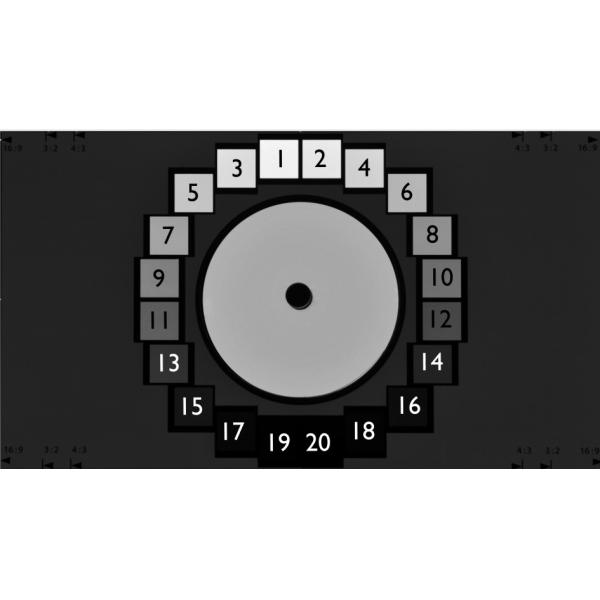 ISO Approval Digital Camera Resolution Chart Transmissive Certificate Oecf20