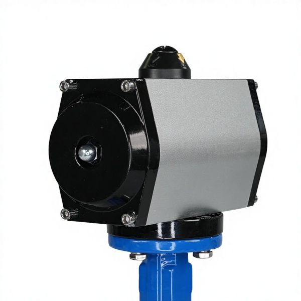 Pneumatic Wafer Butterfly Valve EPDM Seal for High Temperature Oil Water Gas Control