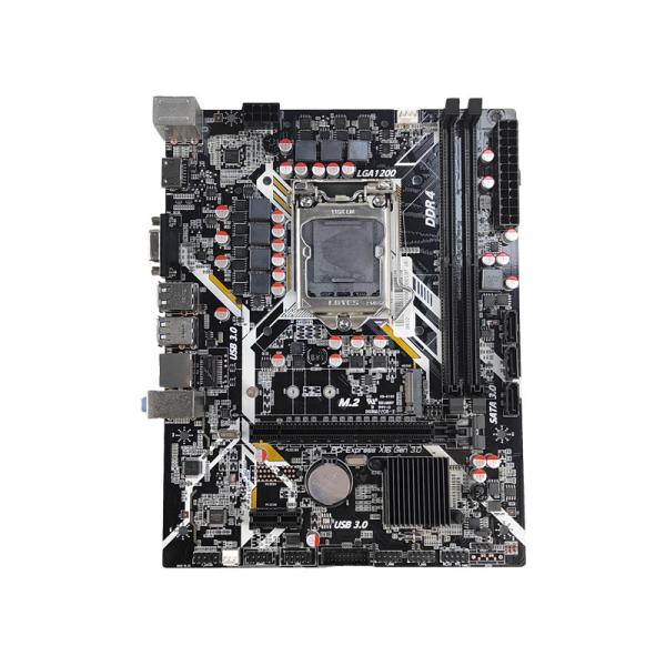 CE FCC Mainboard PC H410 Placa Madre LGA 1200 2*DDR4 Power ATX 32 ГБ