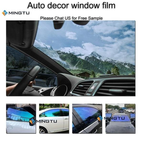 70% VLT Ceramic Window Tint with 99% UV Proof PET Window Adhesive Solar Film 1.52*30m