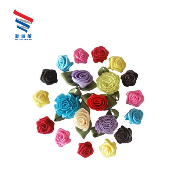 Color Hair Decoration Tie Christmas 100% Polyester Ribbon Mini Bows for Wine Wine Bottles