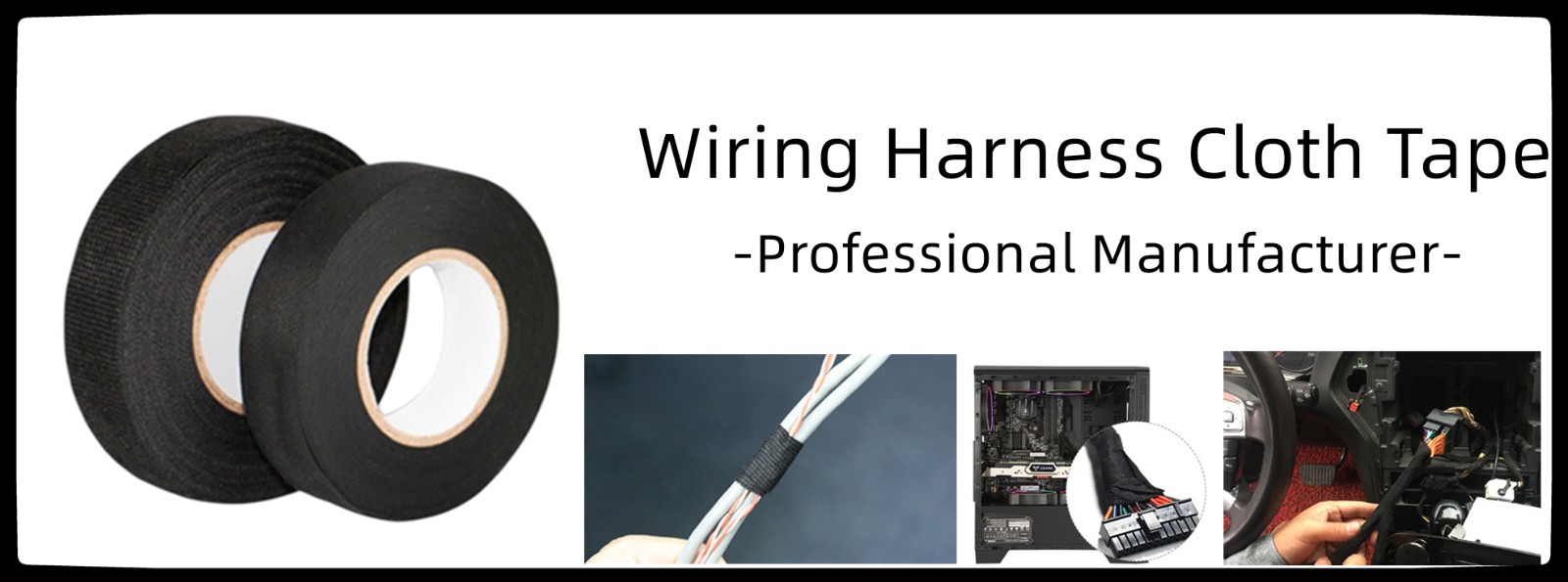 Wire Harness Tape Лента из полиэфирной ткани с высоким сопротивлением среде
