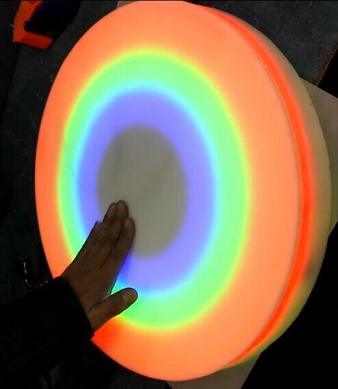 Outdoor Toughened Glass 5years Warranty 30*30cm RGB Changeable DMX 12V LED Light