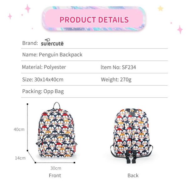 Supercute OEM/ODM High Quality Back To School Gift Kids School Bag Backpack