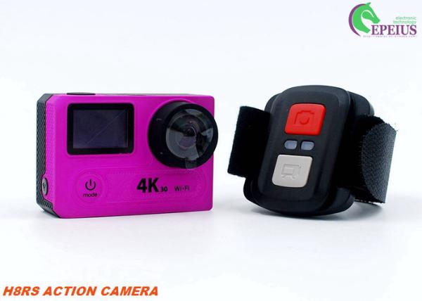 30FPS 4K Ultra HD Action Sports Camera 2.4G Remote With VR 180 Degree Video Recording