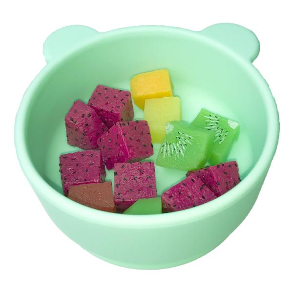 Bear Shape Silicone Baby Tray Food Grade Food Feeding Infant Suction Plate