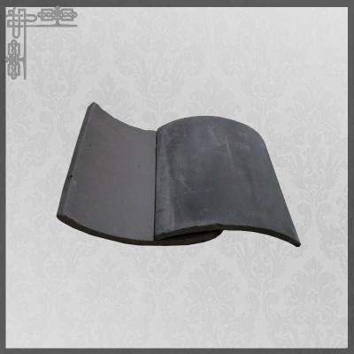 chinês Clay Roof Tiles Temple Garden Matte Unglazed de 250mm 220mm
