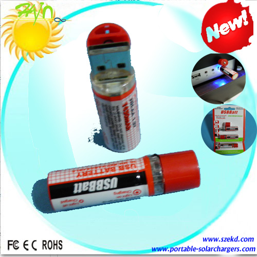 1450mAh Intelligent Explosion-proof Portable Mini USB Charger Battery With LED Lights