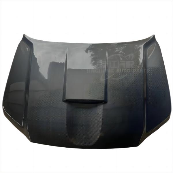 Lightweight 160*150*30 Carbon Fiber Hood for Toyota Land Cruiser LC200 Open Hole Design