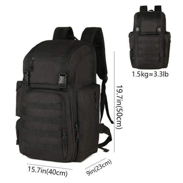Anti - Tearing Nylon Military Tactical Backpack , Waterproof Army Molle Backpack