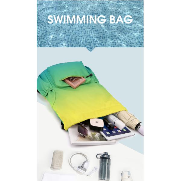 Custom Color Printed Practical Lightweight Durable Waterproof Drawstring Gym Backpack