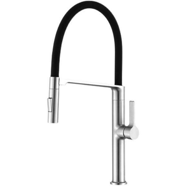 All Copper Brushed Aluminum Faucets Rotating Gunmetal Kitchen Tap
