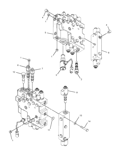 203-4157 2034157 Ventilateur solénoïde Ventilateur principal de commande pour excavatrice 950G 950G II 962G