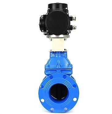 Avaiable OEM Carbon Steel WCB NKZ961H Electric Flange Vacuum Gate Valve Standard DIN F6