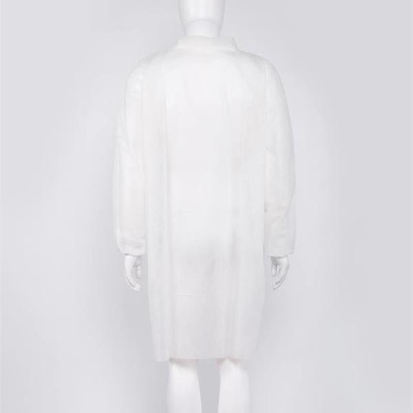 PP SMS Hospital Uniforms Doctor Nurse Surgical Medical White Lab Coat Scrub Suit Adult Kids Chemistry Lab Suit