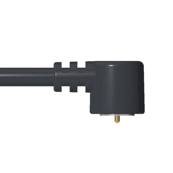 8.0mm Magnetic Cable Connector 3A 2 Pin Pogo Pin Charger Circular For Heated Gloves