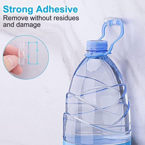 20 Pcs/pack Sticky Fixed Seat Card Wire Device 3M Back Glue Wire Clip Data Cable Solid Wire Clip
