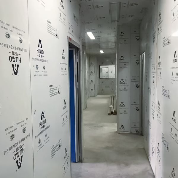 HUAAO ISO GMP Dust-Free PVC Wall Panel Modular Clean Room for Laboratories and Workshops FFU Clean Booth Assembly with Hard Wall