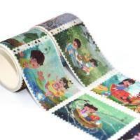Fita de papel decorativa impressa feita sob encomenda de Washi do brilho do ofício 15mm