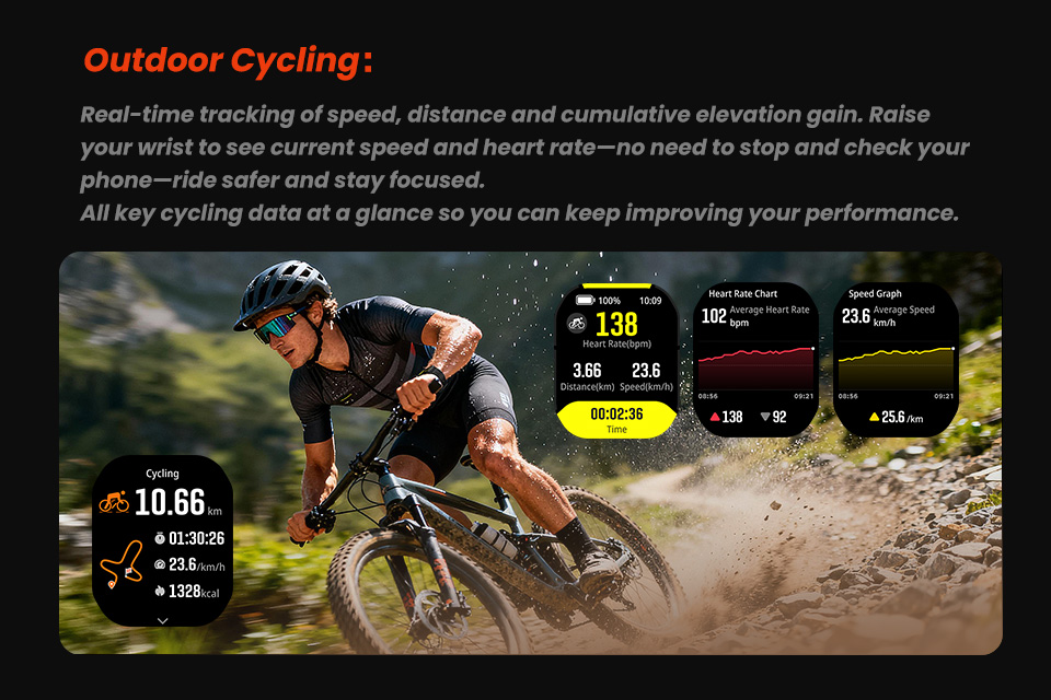 GPS Smart Watch C32 Pro 2ATM Waterproof Sports Watch Barometer Altimeter Compass 100+ Fitness Modes Running Cycling Answer Call
