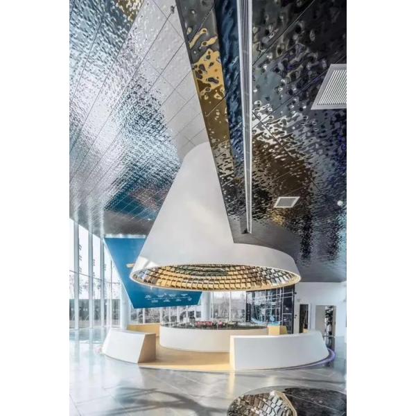 0.5mm Stainless Steel Ceiling Panel Hairline Mirror Surface SS304