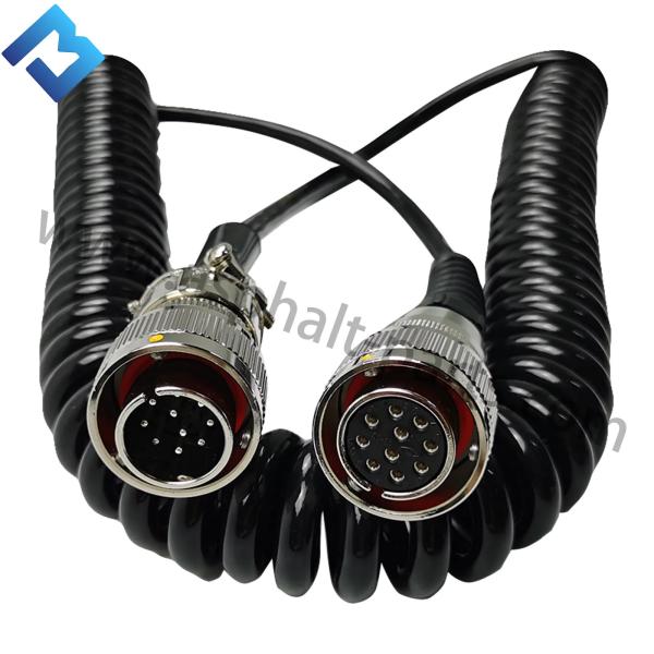 2143056 Источник питания Спиральные кабели 0,5M Спиральная проволока 10 штифтов -10 отверстий W195 W200 Одноэкранный контроллер глубины