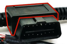 OBD2 OBDII Male to Dual Hyundai and Kia OBD2 Female Round Y Cable